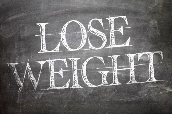 Lose Weight written on board — Stock Photo, Image