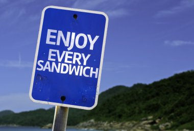 Her sandviç işareti keyfini çıkarın