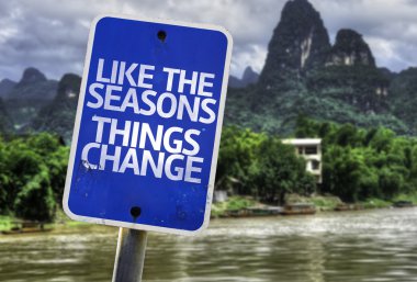 Seasons işler değişir işareti gibi