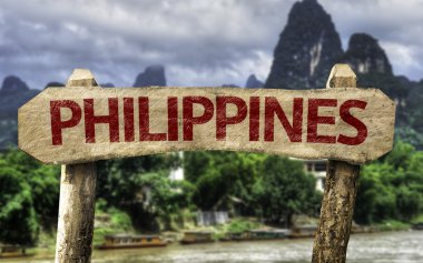 Filipinler ahşap işareti