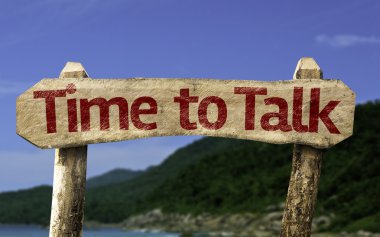 Ahşap işareti konuşma vakti