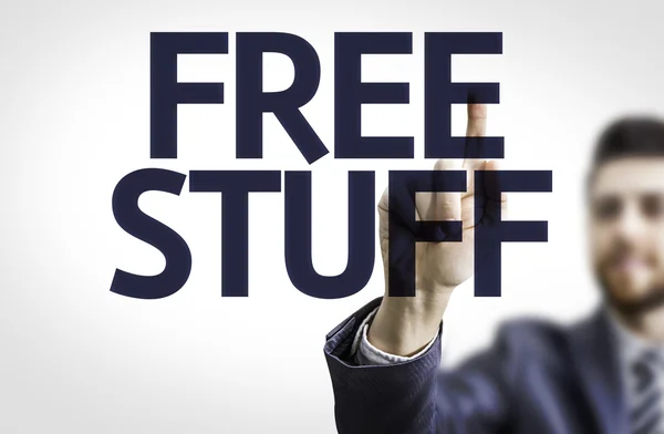 Bord met tekst: Free Stuff — Stockfoto