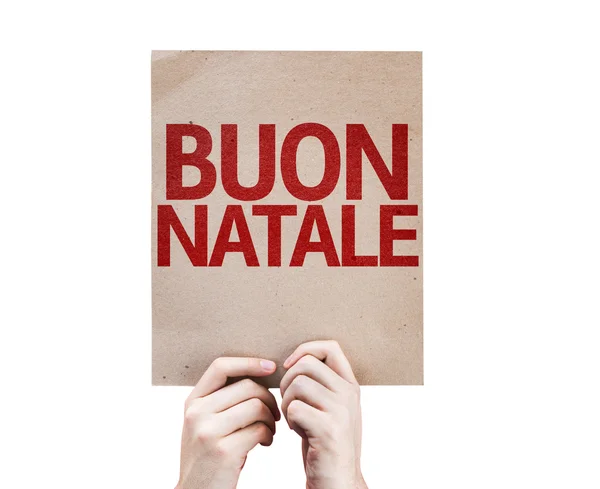 Buon Natale (in italiano) card — Foto Stock