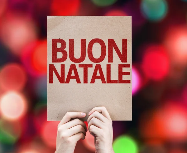 Cartão De Feliz Ano Novo Em Italiano Fotografias De Stock
