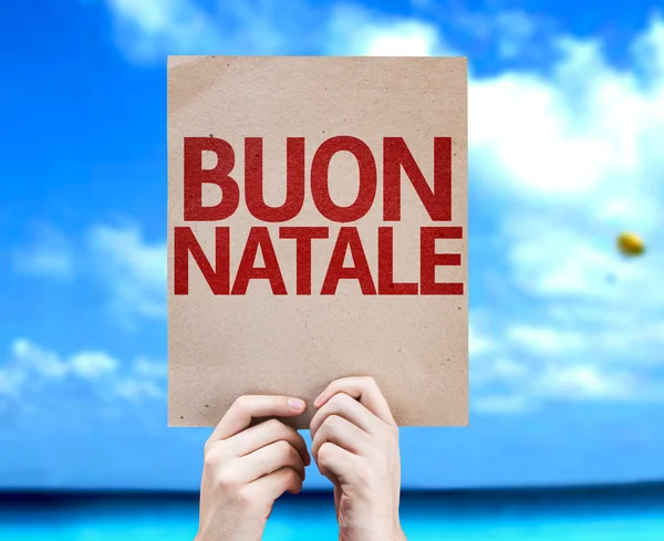 Buon Natale (in italiano) card — Foto Stock