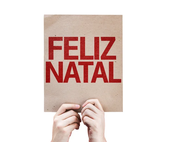 Buon Natale (in portoghese) card — Foto Stock