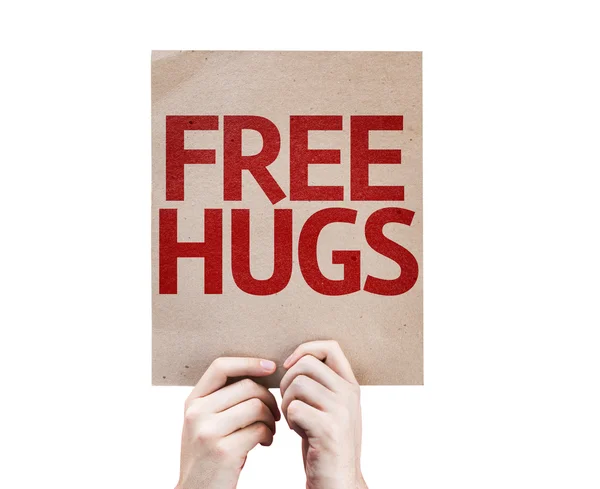 Free Hugs card — Stock Photo, Image