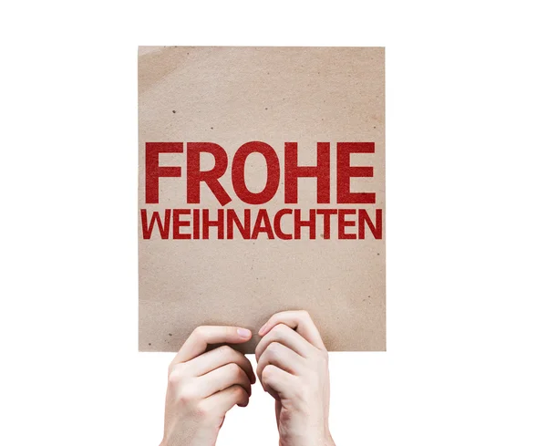 Frohe Weihnachten Karte — Stockfoto