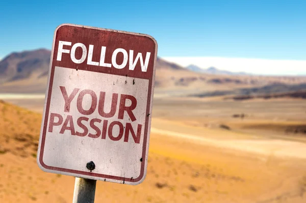 Your Passion işareti izleyin — Stok fotoğraf