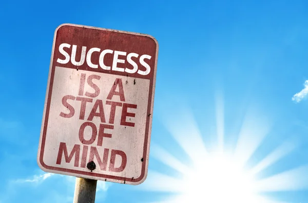 Success Is A State of Mind sign — Stock Photo, Image