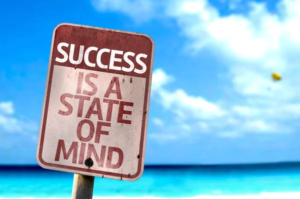 Sukces jest A State of Mind znak — Zdjęcie stockowe