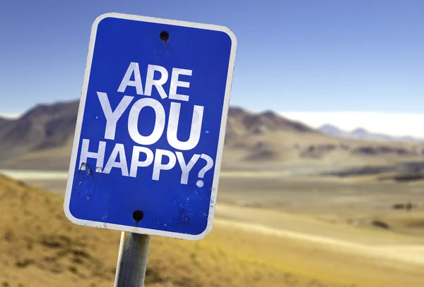 Are You Happy? sign — Stock Photo, Image