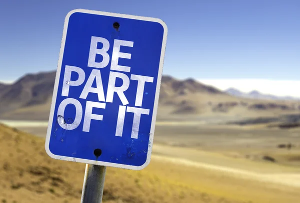 Be Part Of It sign — Stock Photo, Image