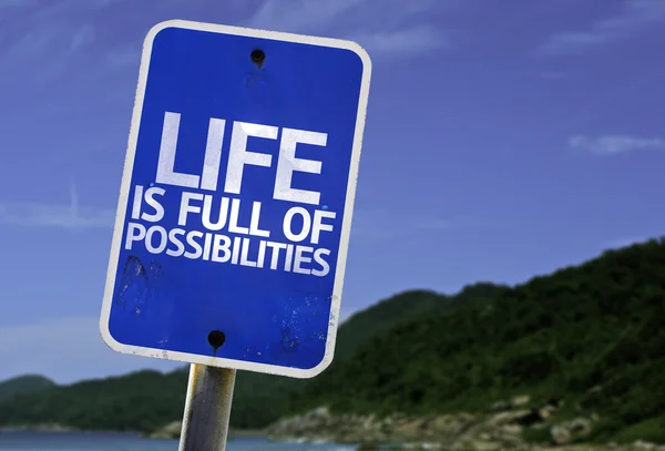 Life is Full of Possibilities sign — Stock Photo, Image