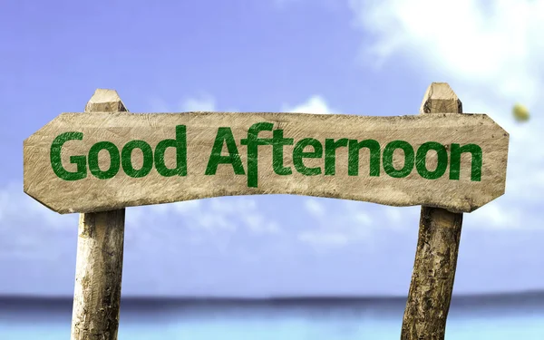 Good Afternoon sign — Stock Photo, Image