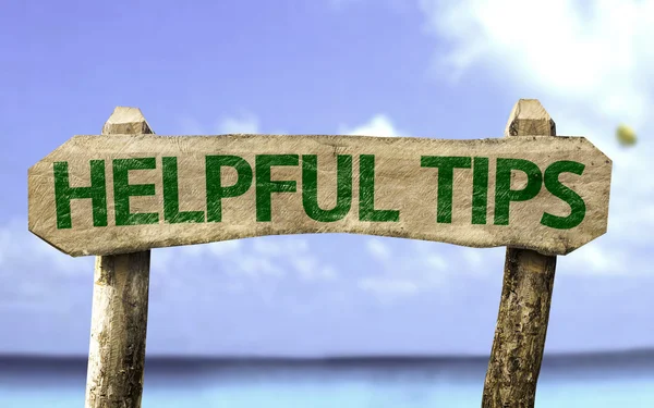 Helpful Tips sign — Stock Photo, Image