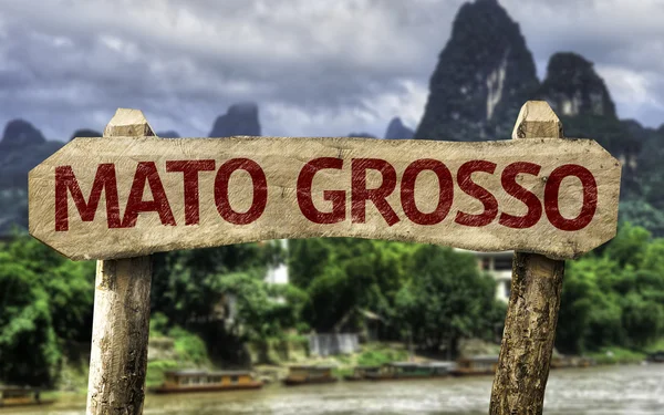 Mato Grosso sign — Stock Photo, Image