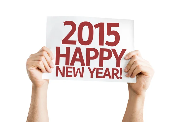 2015 Happy New Year card — Stock Photo, Image