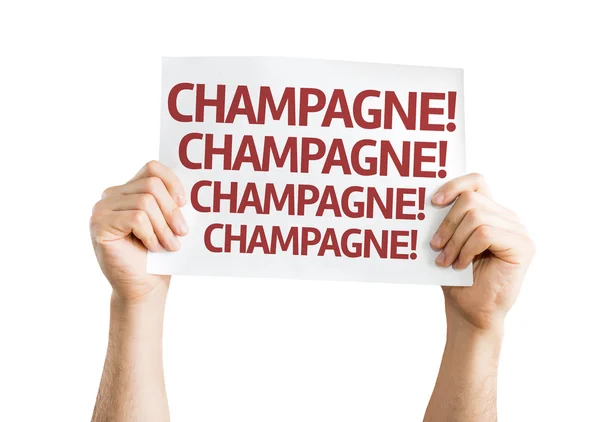 Champagne! Champagne! Champagne! — Foto Stock