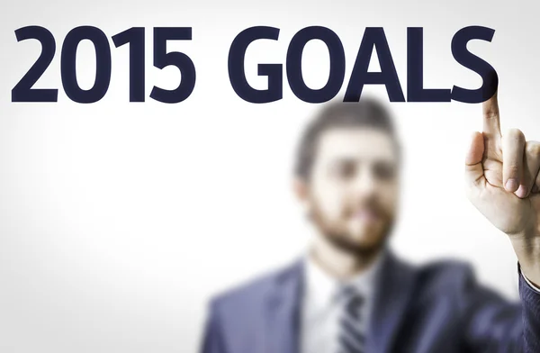 Board with text: 2015 Goals — Stock Photo, Image