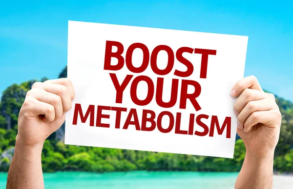 Boost uw metabolisme kaart — Stockfoto