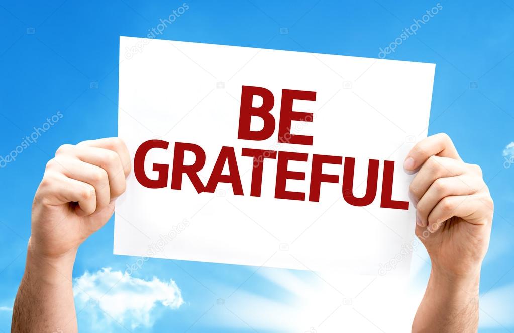 Be Grateful card