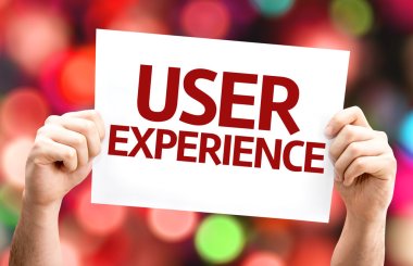 User Experience card clipart