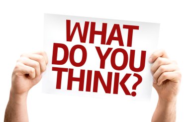 Ne düşünüyorsun? kartı