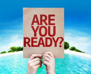 Are You Ready? card clipart
