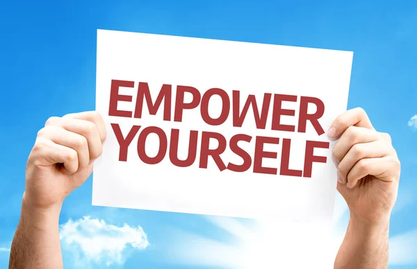 Empower Yourself card — Stock Photo, Image