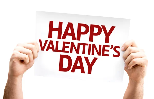 Feliz tarjeta de San Valentín — Foto de Stock