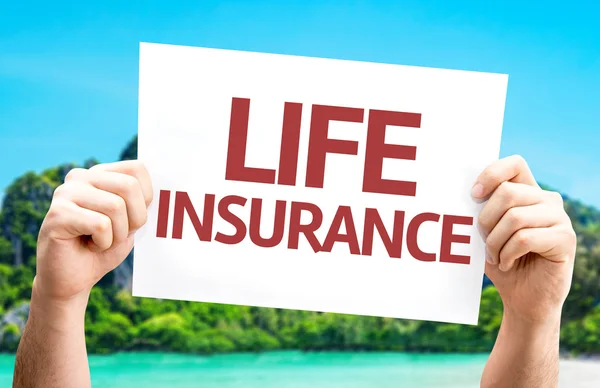 生命保険カード — ストック写真