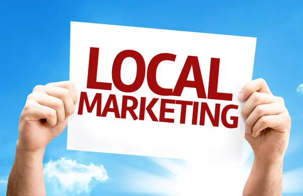 Lokale Marketing kaart — Stockfoto