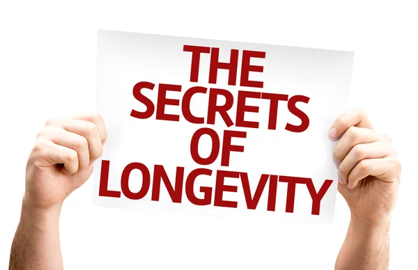 Los secretos de la tarjeta de longevidad —  Fotos de Stock