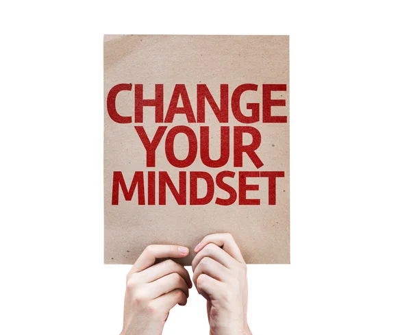 Cambia la tua scheda Mindset — Foto Stock