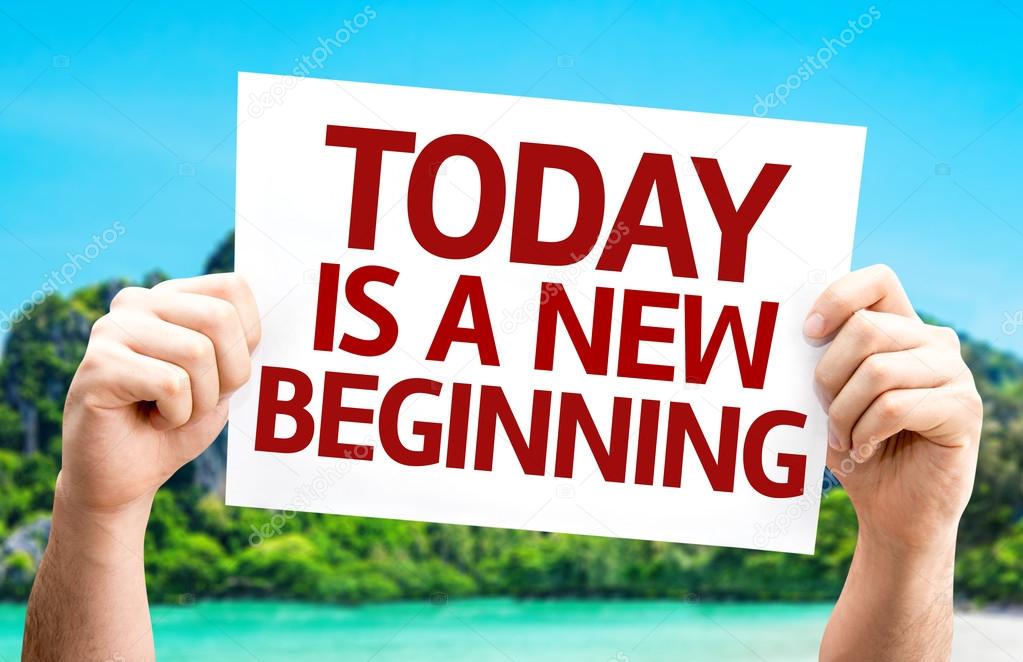 Today is a New Beginning card