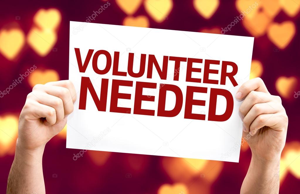 Volunteer Needed card