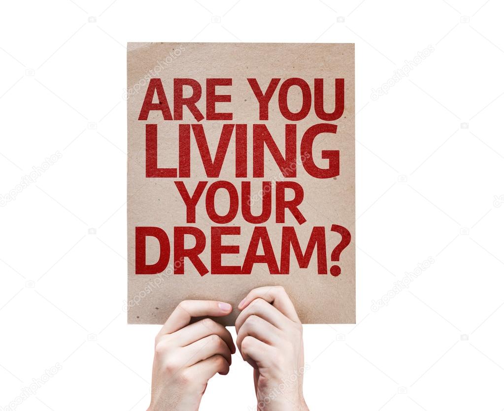 Are You Living Your Dream? card