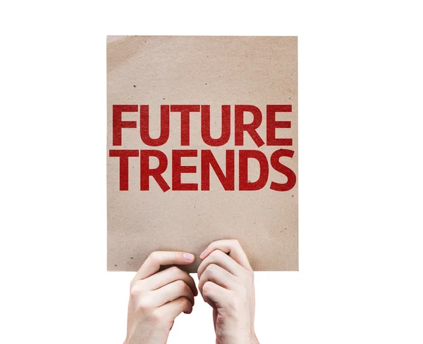 Future Trends card — Stock Photo, Image