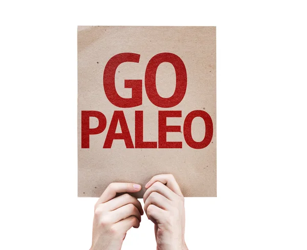 Go Paleo card — Fotografie, imagine de stoc