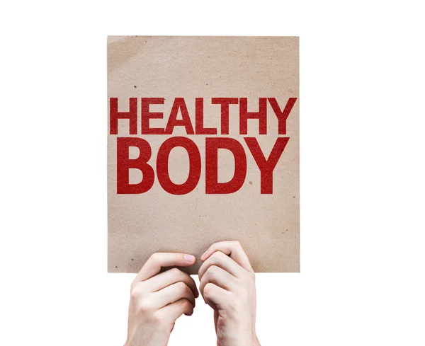 Healthy Body card — Stock Photo, Image