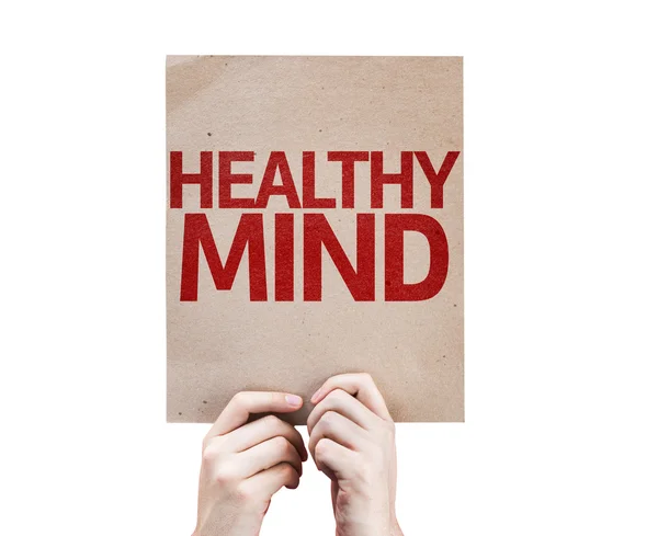 Healthy Mind card — Stock Photo, Image