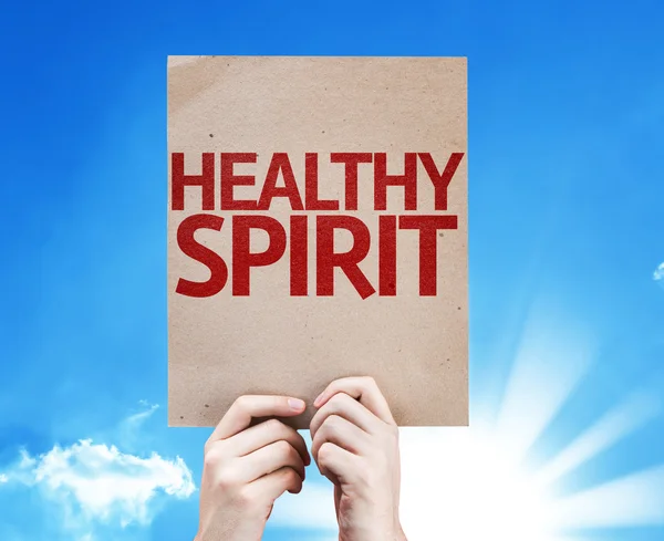 Zdrowy duch karty — Zdjęcie stockowe