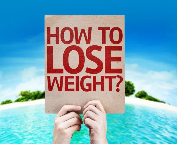 How To Lose Weight? card — Stock Photo, Image