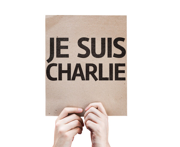 Карточка "Я Шарли" (на французском языке)
