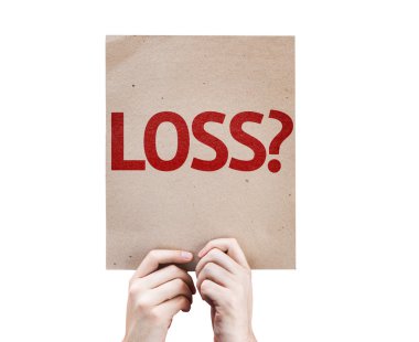 Kayıp mı? kart üzerinde metin