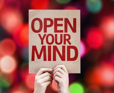 Açık Your Mind kartı
