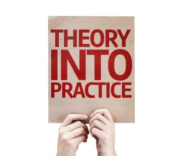 Theory Into Practice card clipart