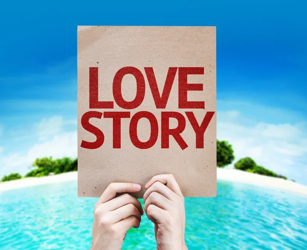 Love Story karta — Stock fotografie