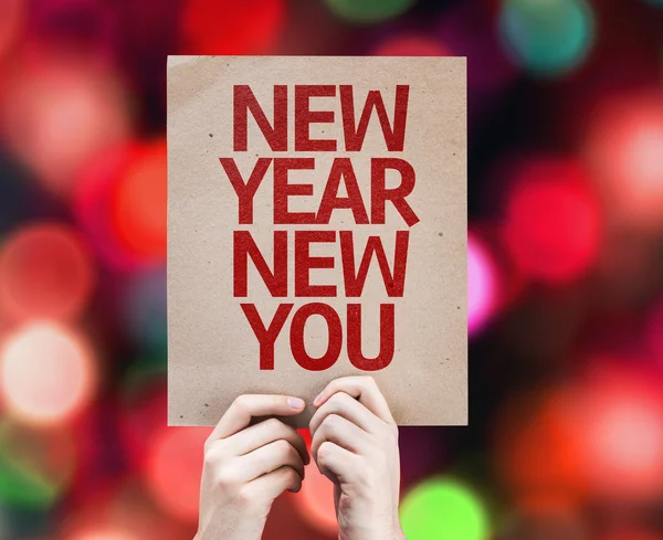 Nuovo anno Nuova carta You — Foto Stock